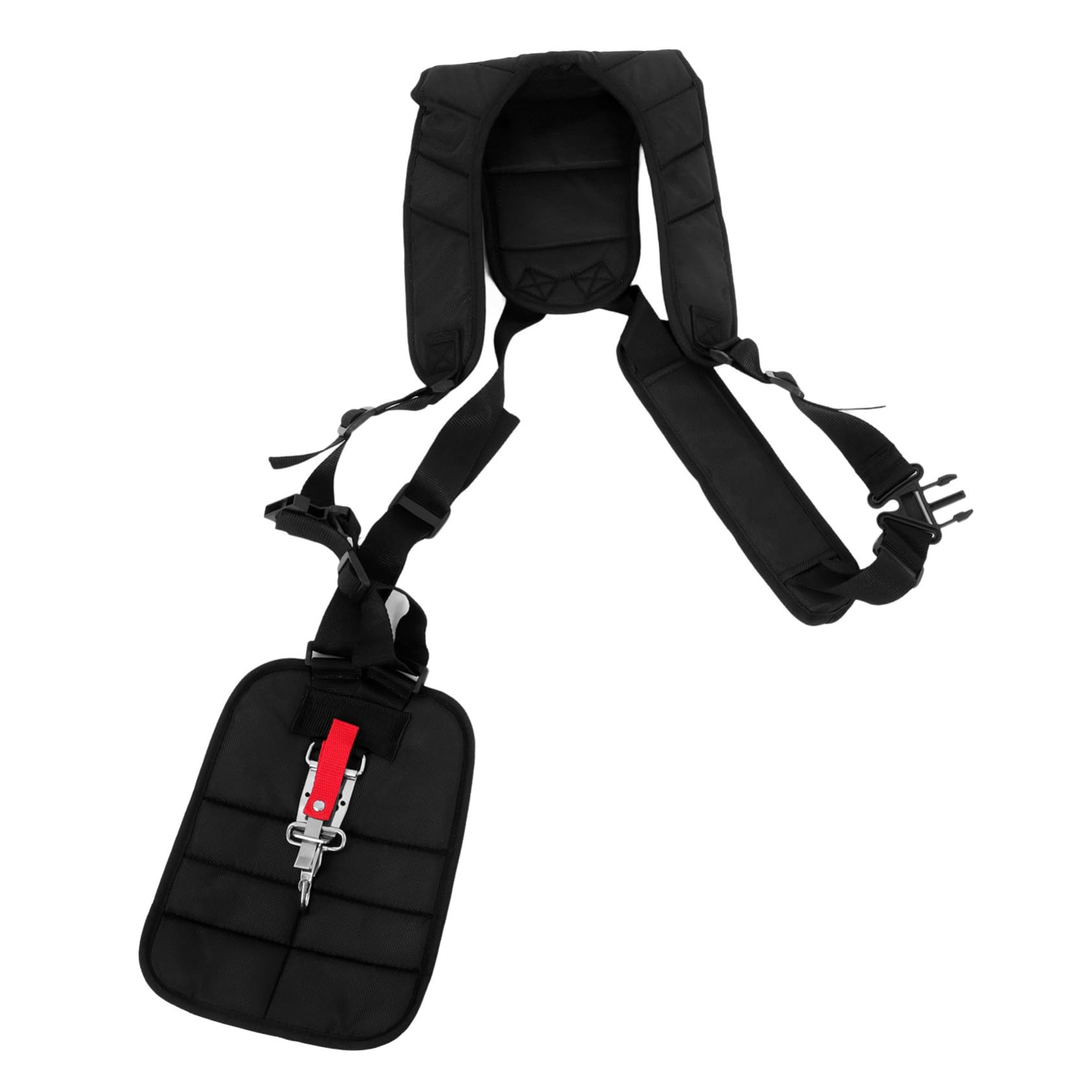 Hemobllo Tracolla Doppia Imbottita Confortevole e Affidabile per Decespugliatore in Nailon e Spallacci Ergonomici Cintura Regolabile per Taglio Erba