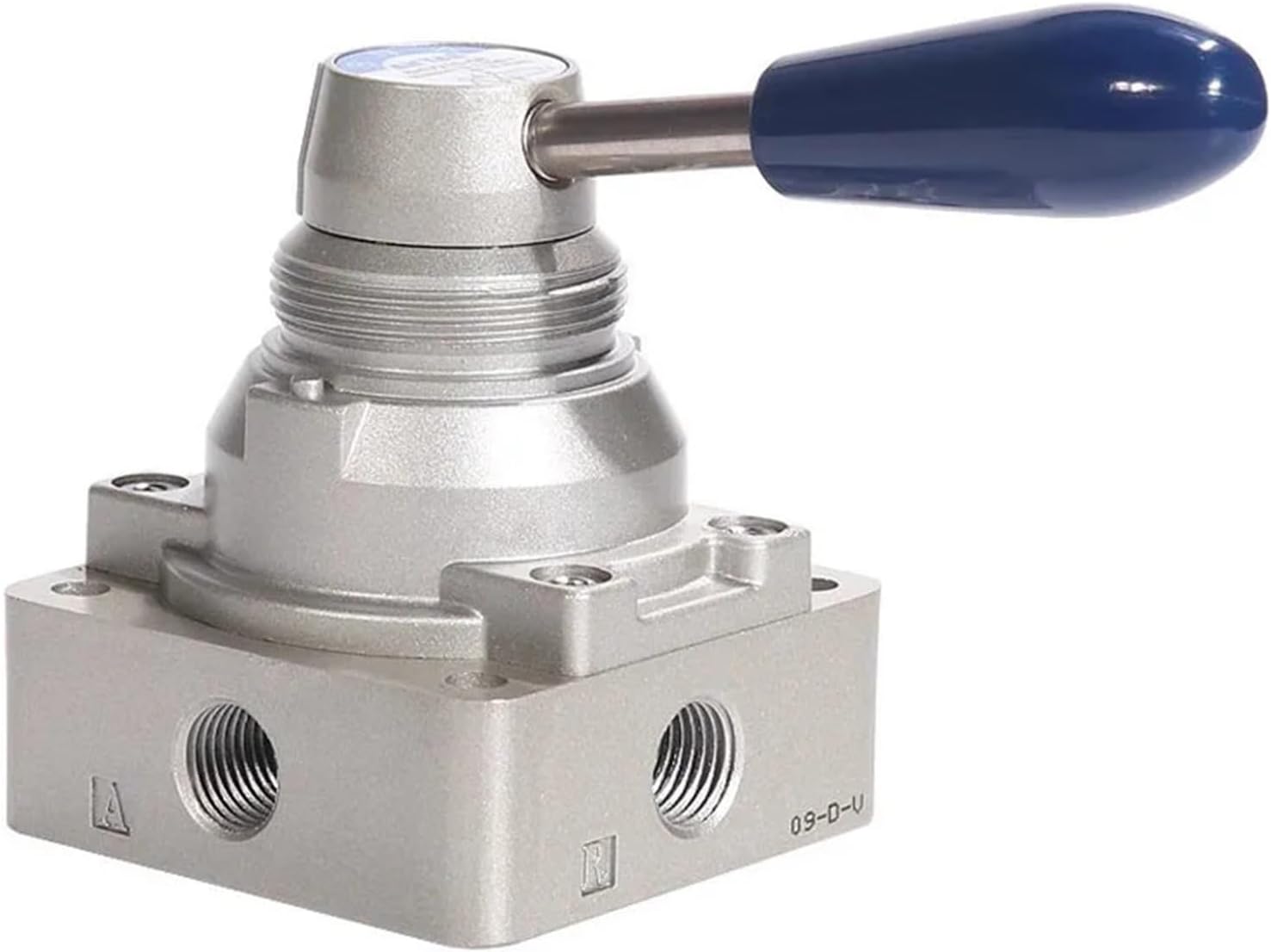 Pneumatic Hand Lever Toggle Valve, 4HV210-08 4/3 4/2 Way Manual Rotary, 1pc(4HV210-06,With Lock (L))