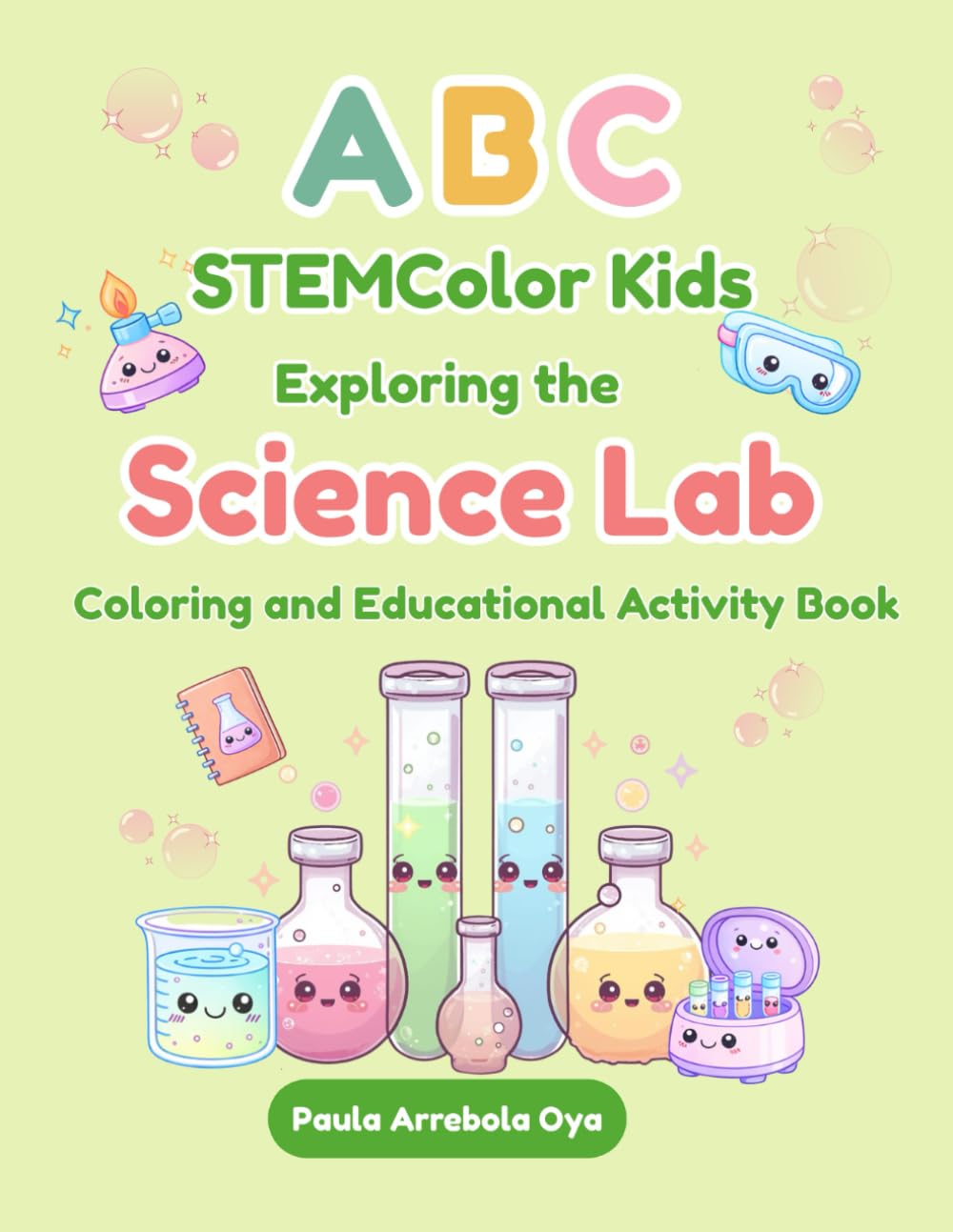 ABC STEMColor Kids Exploring the Science Lab Coloring and Educational Activity Book