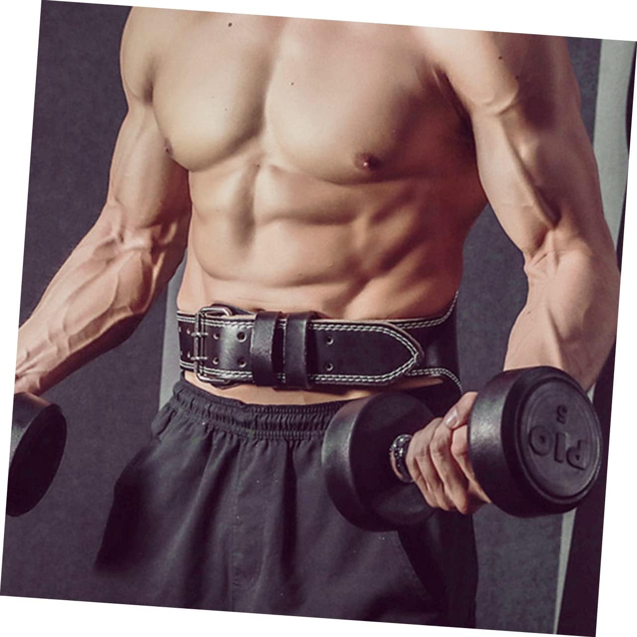 Gym Belts ’s Belts Power Lifting Back Support Lumbar Support Waist for Man Protective Back Strap Training Weight Black and Women Jogging