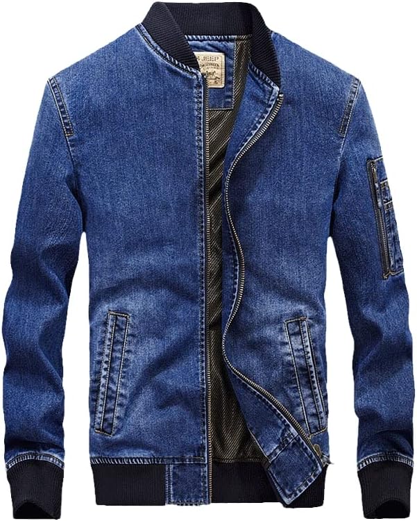 Men's Denim Overcoat Autumn Casual Jacket Coat Men Clothing Plus Size Outerwear Korean Women