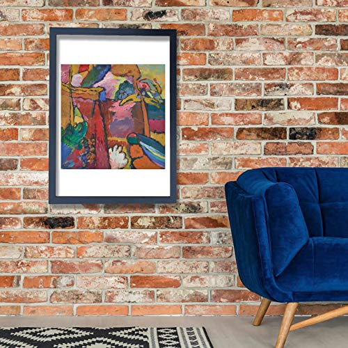 Tableau Kandinsky Study for Improvisation V encadré impression d'art mat de prestige grand format
