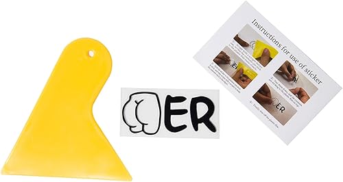 Miniatura 4 de Paquete de 10 calcomanías de mantequilla Butt-er para platos de mantequilla, divertido plato de mantequilla tonto, impermeable, regalo de broma (no