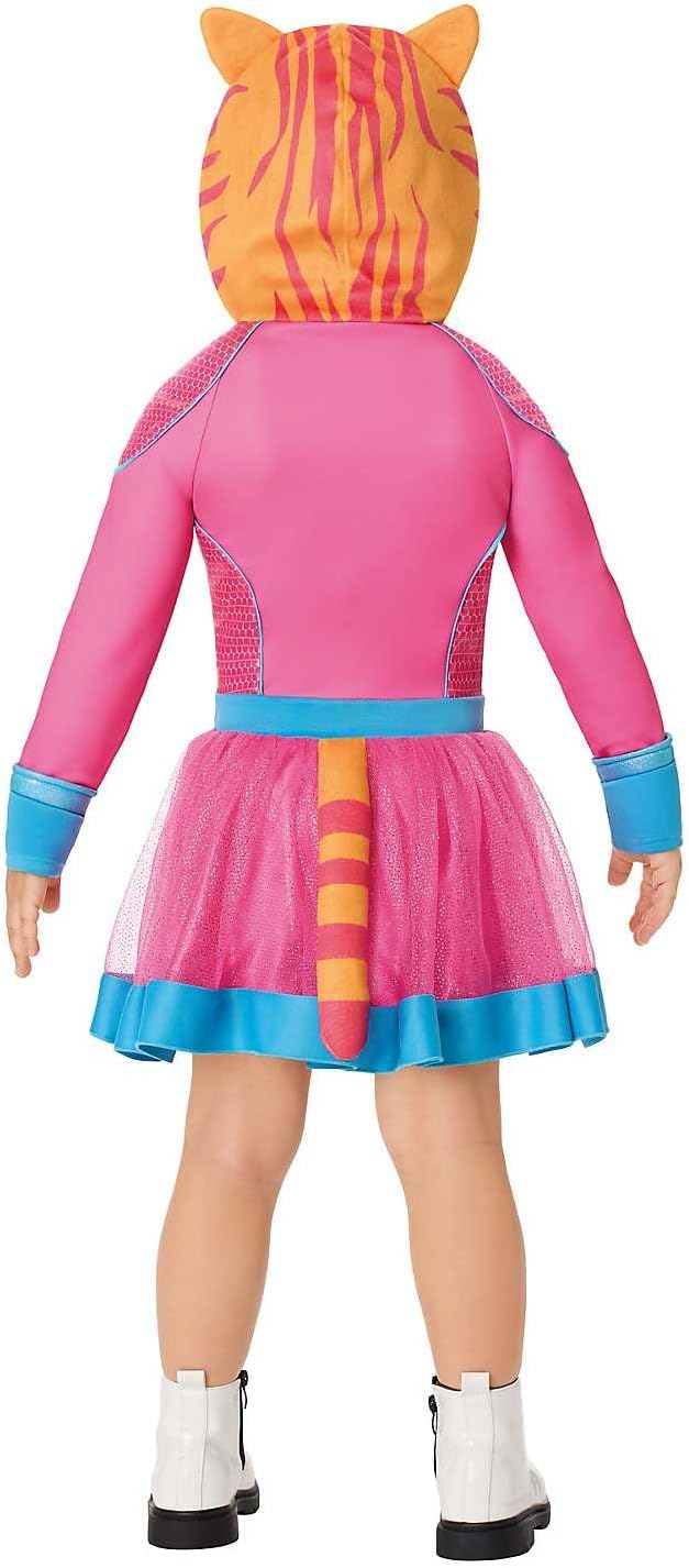Spirit Halloween SuperKitties Toddler Ginny Costume, Officially licensed, Superhero Outfit