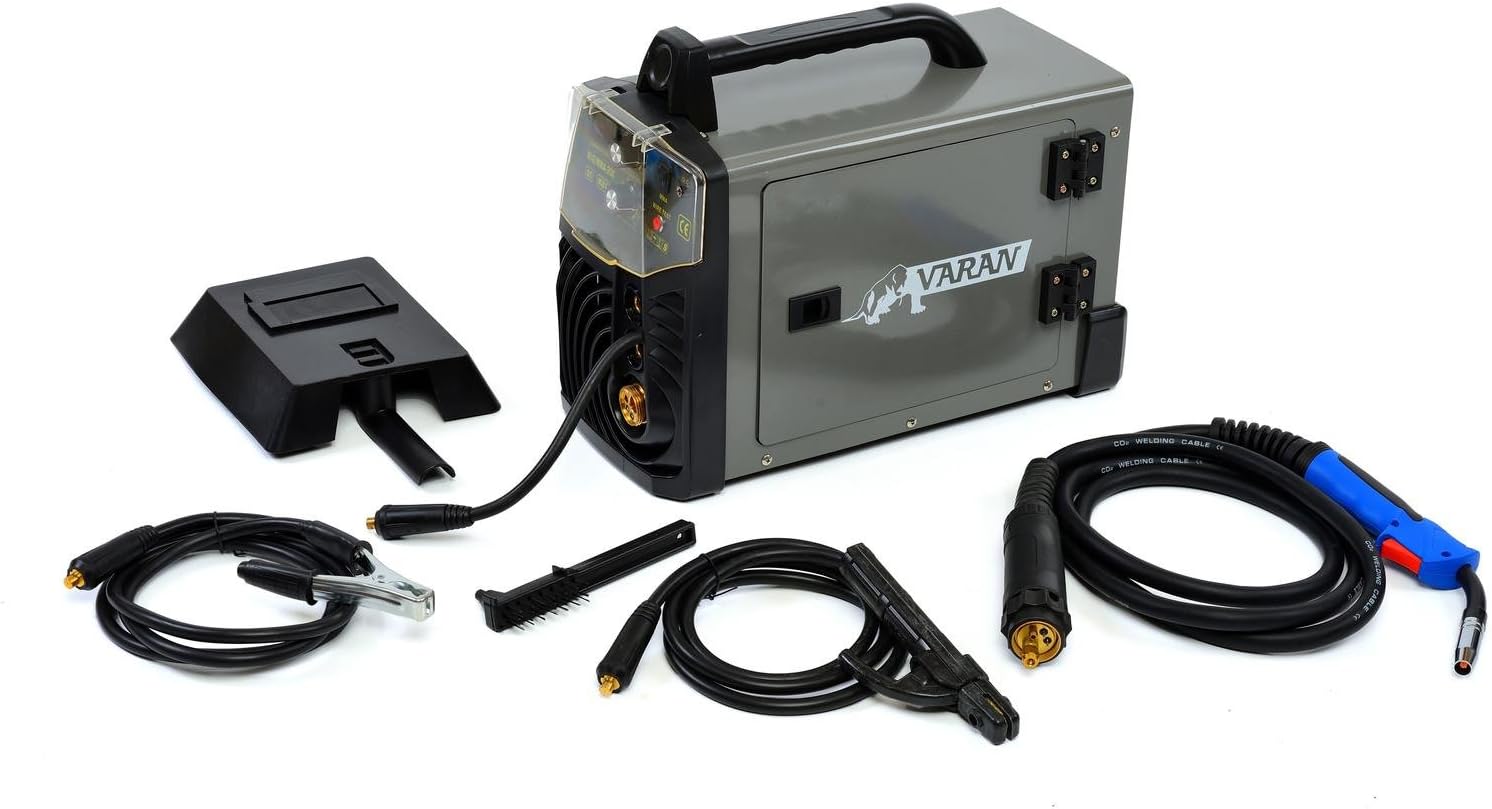 Varan Motors var-migmma200 MIG MMA-200 Inverter Portable Arc Welder + Accessories