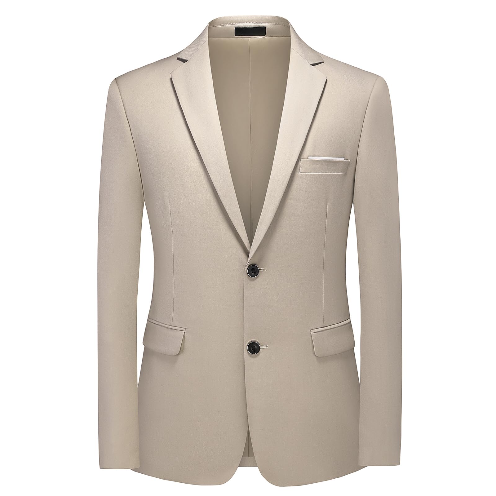 Costume Homme 3 Pièces Mariage Slim Fit à Deux Boutons avec Cravate | Smoking Costume de Couleur Uni Blazer Pantalon Gilet à la Mode Business