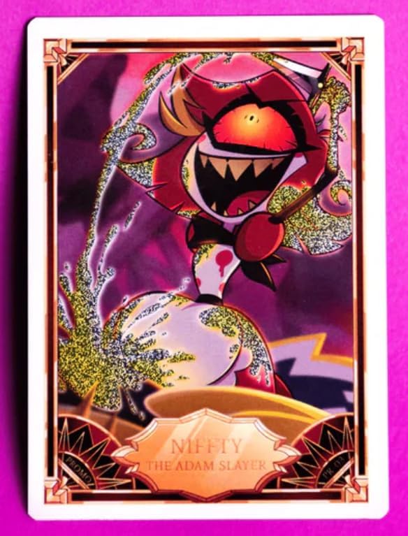 Hazbin Hotel Trading Cards Niffty The Adam Slayer Promo Card (PR-03)