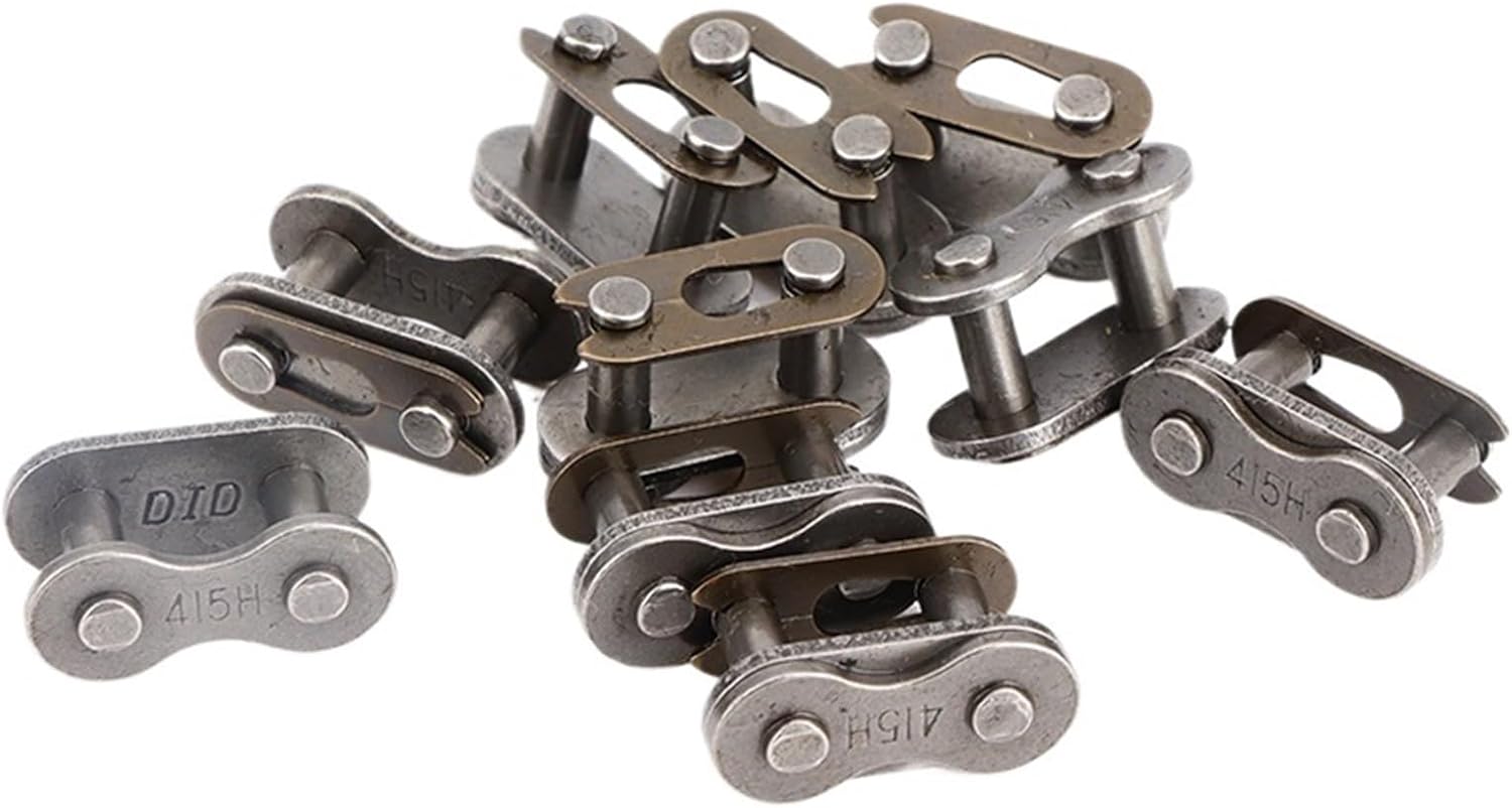 Master Link 20pcs 415H Roller Chain Master Connector Links For Motorcycle Parts
