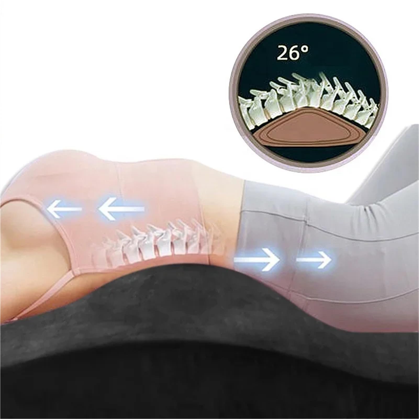 Lit cosmétique pour salon de coiffure, surmatelas en mousse à mémoire de forme, courbé pour cils, noir
