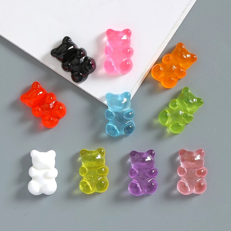 20 Imánes Decorativos de Oso de Resina Para Refrigerador miniatura 7