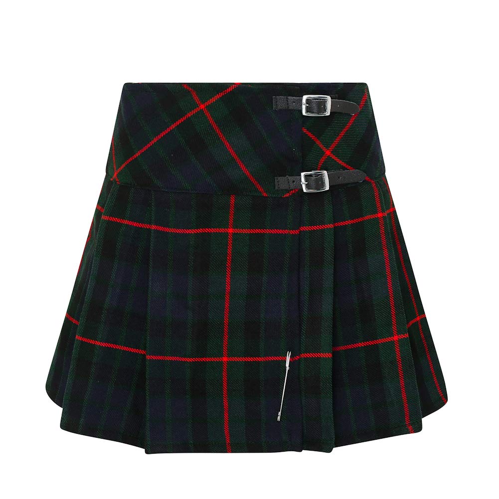 Tartanista Womens Scottish Tartan 16.5" Length Mini Kilt Skirt and Pin - 6-28 — view 14