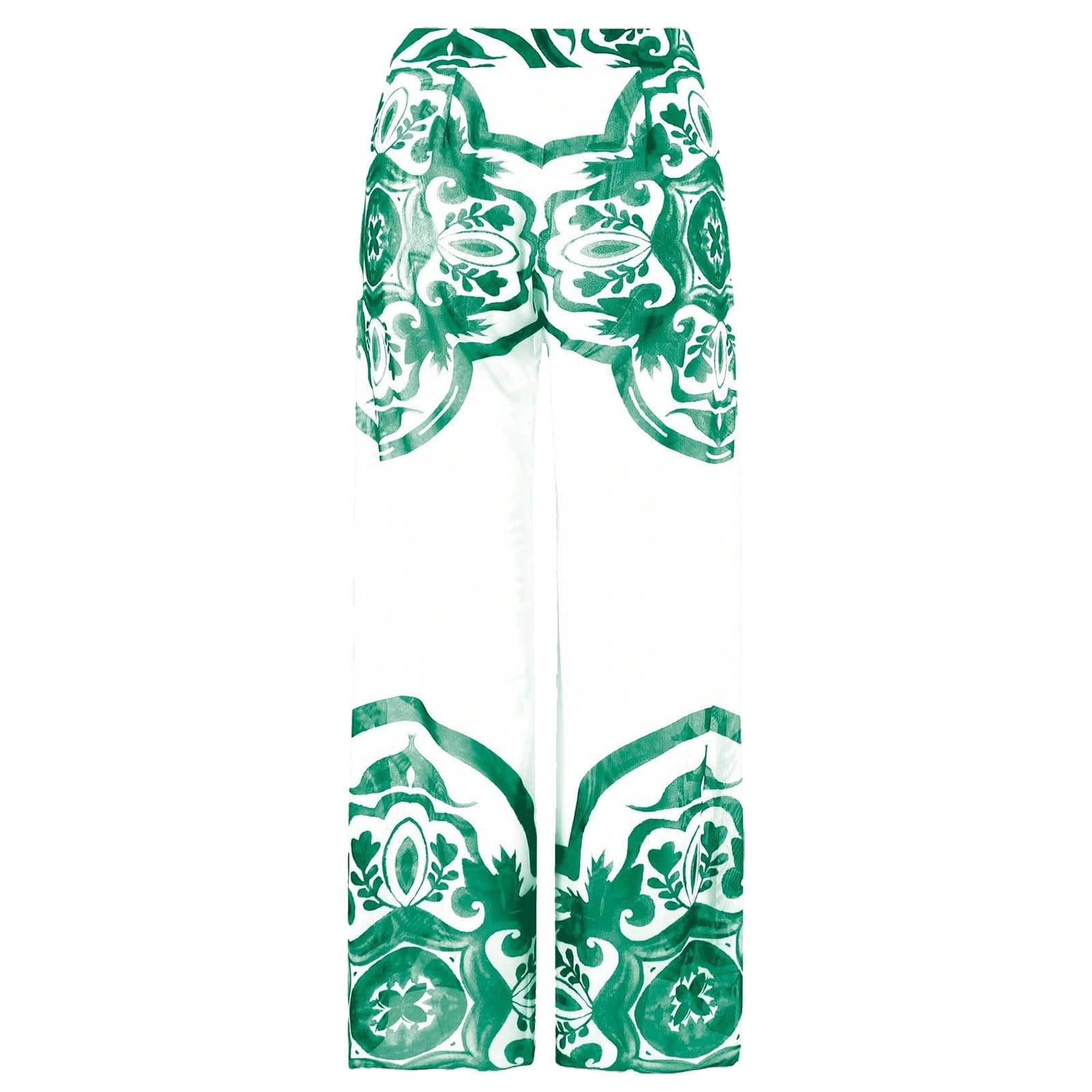 2026 Donna Bikini Reggiseno Mare Triangolo Tanga Abiti da Spiaggia Sexy, Taglio Alto con Lacci Costumi Stampa Floreale Imbottito, Perizoma Beachwear Due Pezzi Set#2