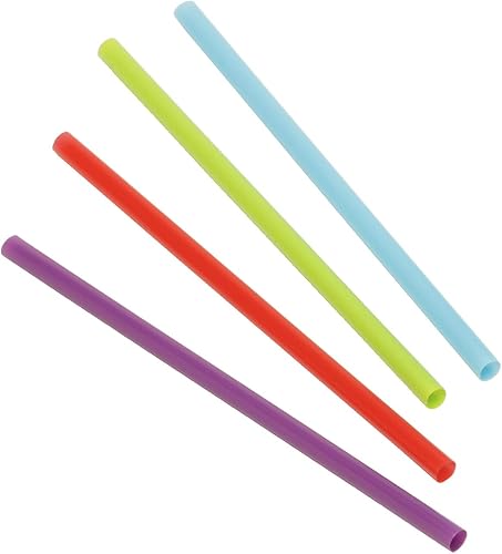 Miniatura 3 de Pajitas para beber de 5.0in, coloridas y divertidas, para uso diario, perfectas para mezclar y beber café y cócteles, disponibles en un paquete de