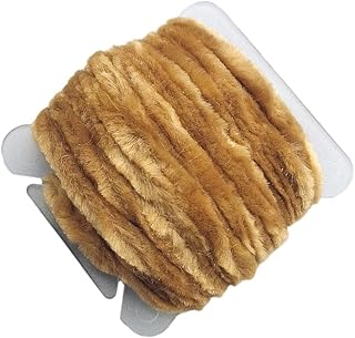 Hilo de felpilla para atar moscas de 3 5 mm de ancho para ninfas y babucheros lanudos, 5 metros de longitud (marrón)