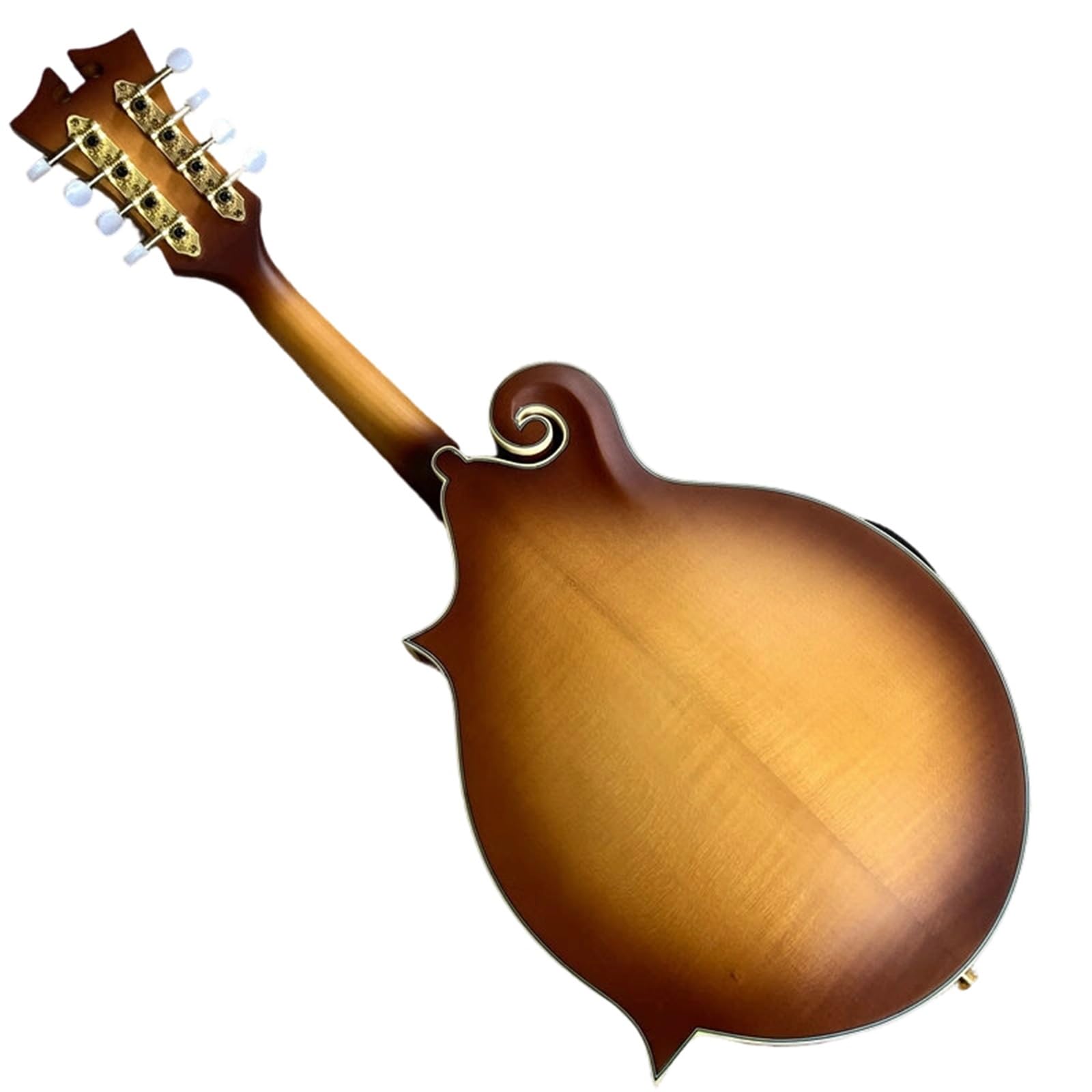Akustische Mandoline-Gitarre Aus Massiver Fichte Und Ahorn 28 Zoll Natürliche Holzfarbe Mandolinen Für Anfänger