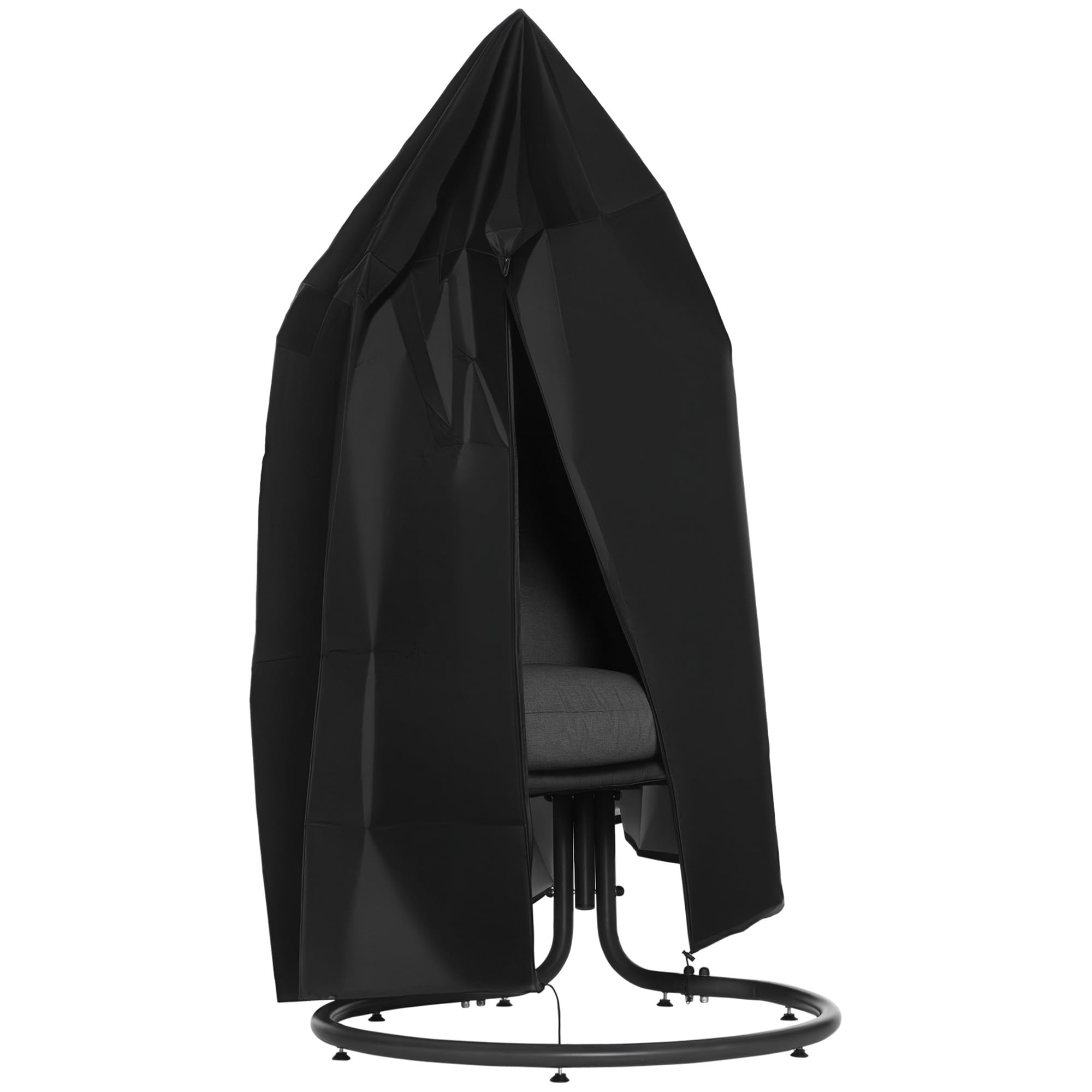Outsunny Hängesessel Abdeckung Wasserdicht 210D Oxford Outdoor Schutzhülle Ø115 x 190H cm