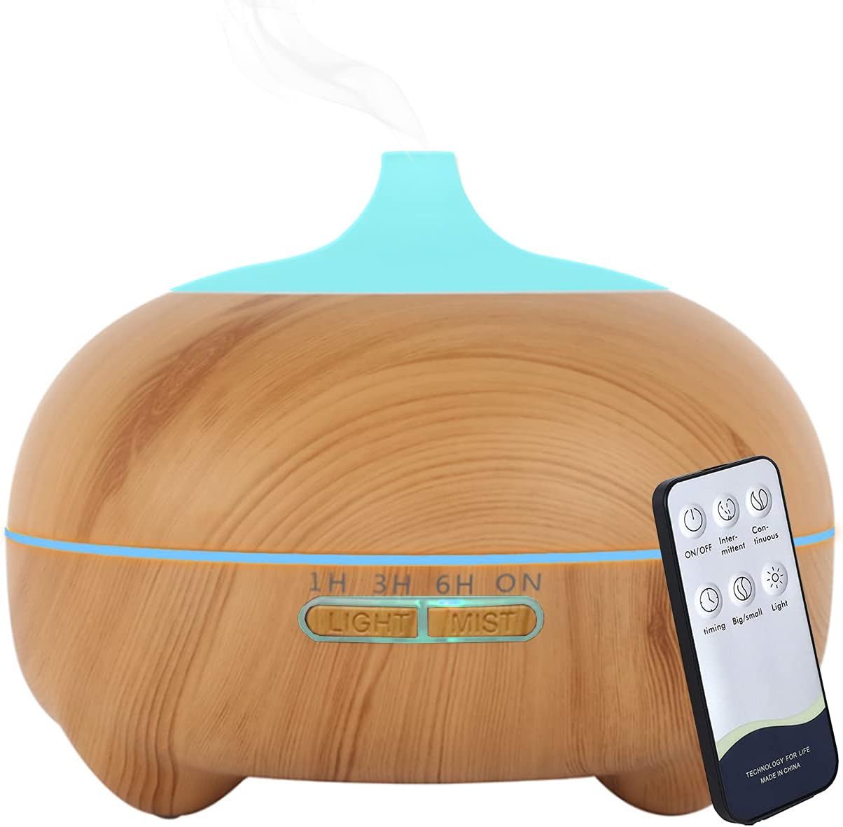 500ml Aroma Diffuser, Diffusoren für ätherische Öle, AromatherapieDiffusoren mit 7 LEDLeuchten