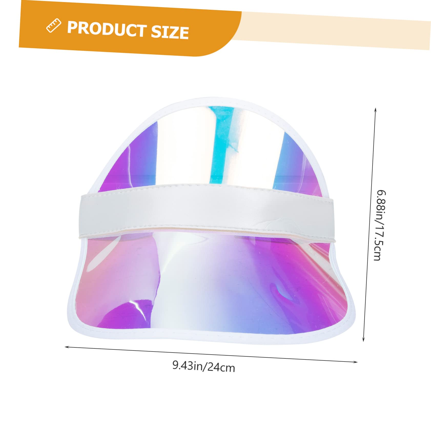 Viseras para el Sol de ala Ancha para Niñas minkissy Sombreros de Viaje de Neón