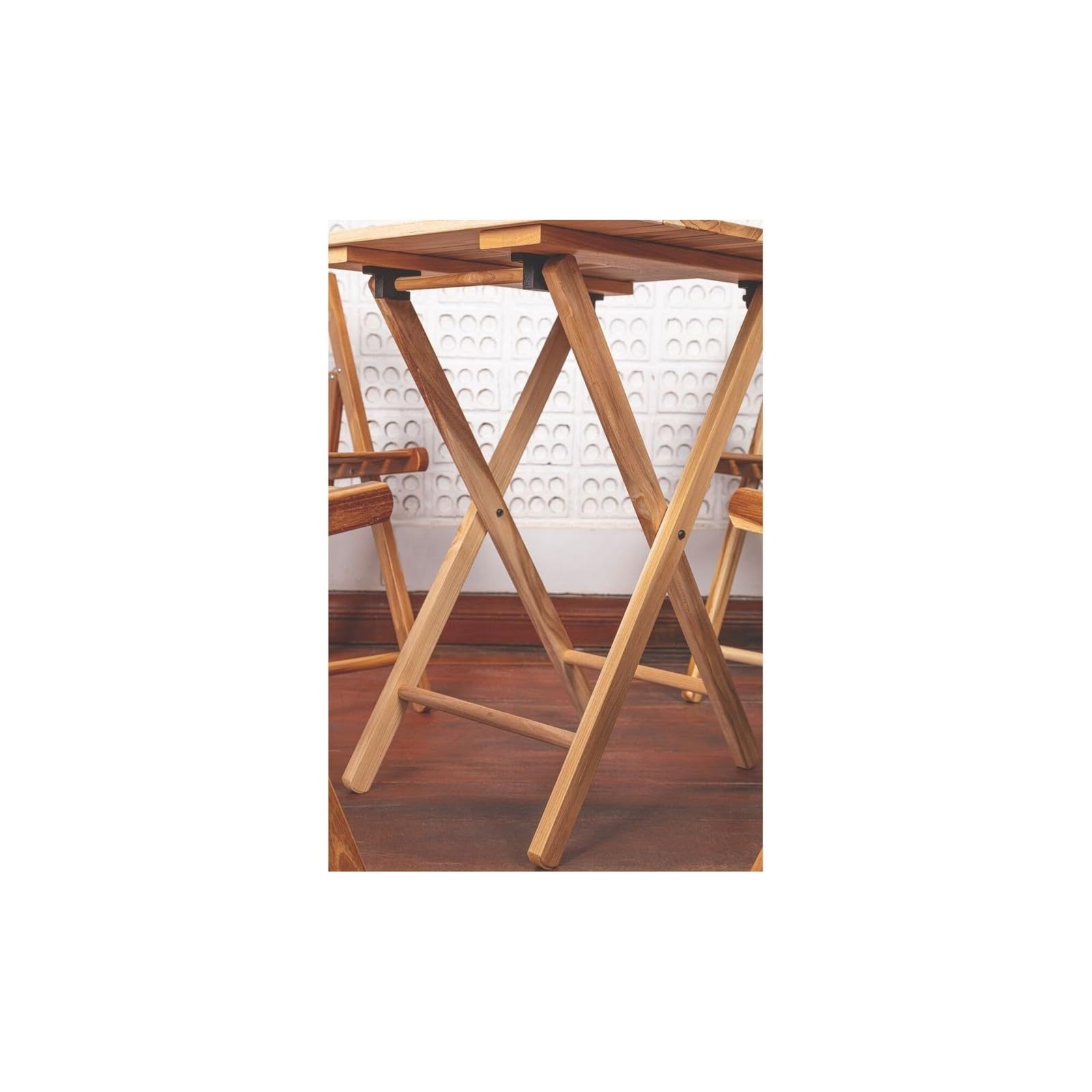 Tramontina - Table Pliante Teck 60x60cm