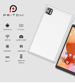 Amazon.co.jp: PRITOM TAB 8plus タブレット 8インチ Android13