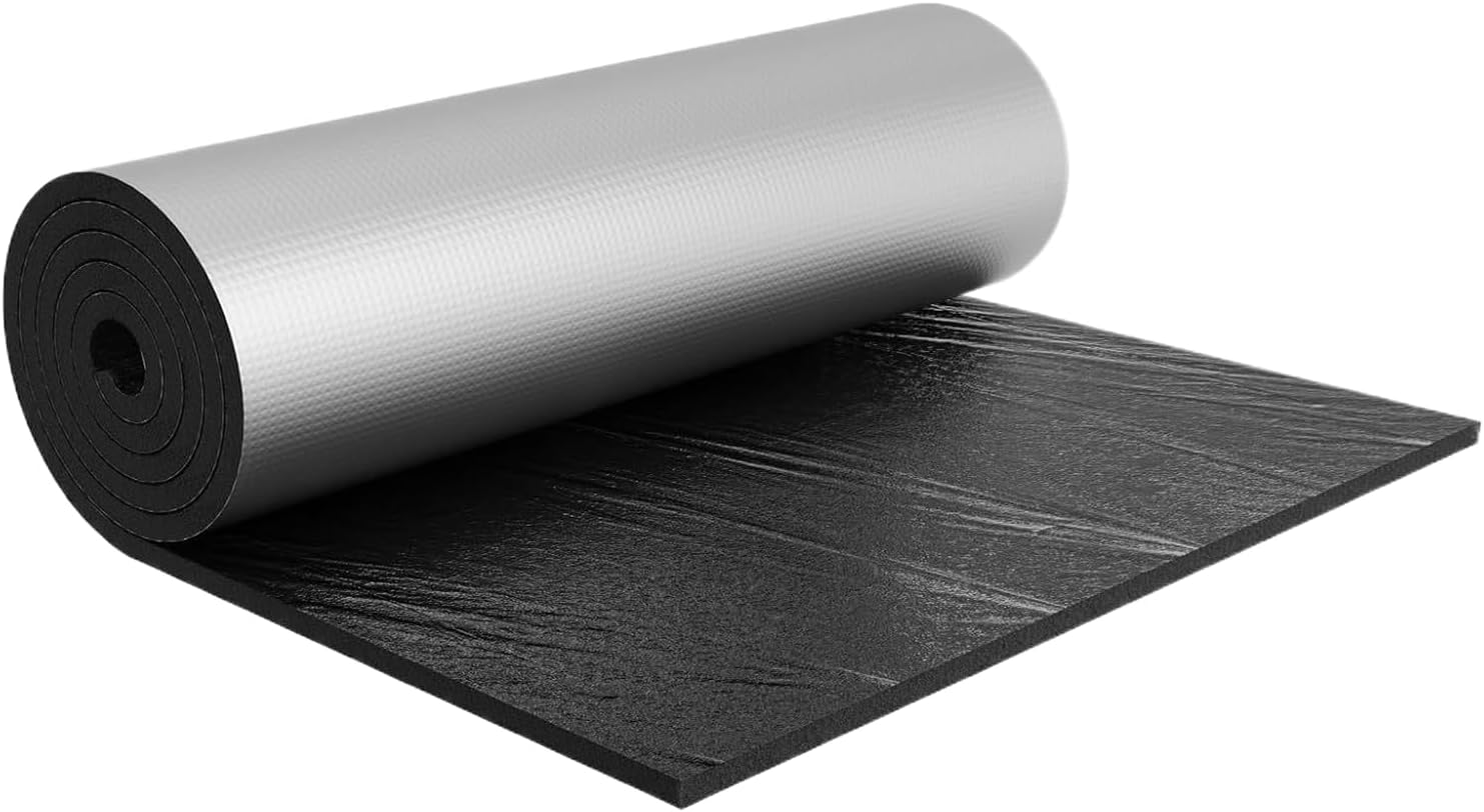 Toilet Tank Liner, Condensation Shield for Bathroom Sink with Heat Insulation, Thermal Cotton Material featuring Foil, Bathtub Protection Shower Kitchen Damp Proofing Adhesive Roll