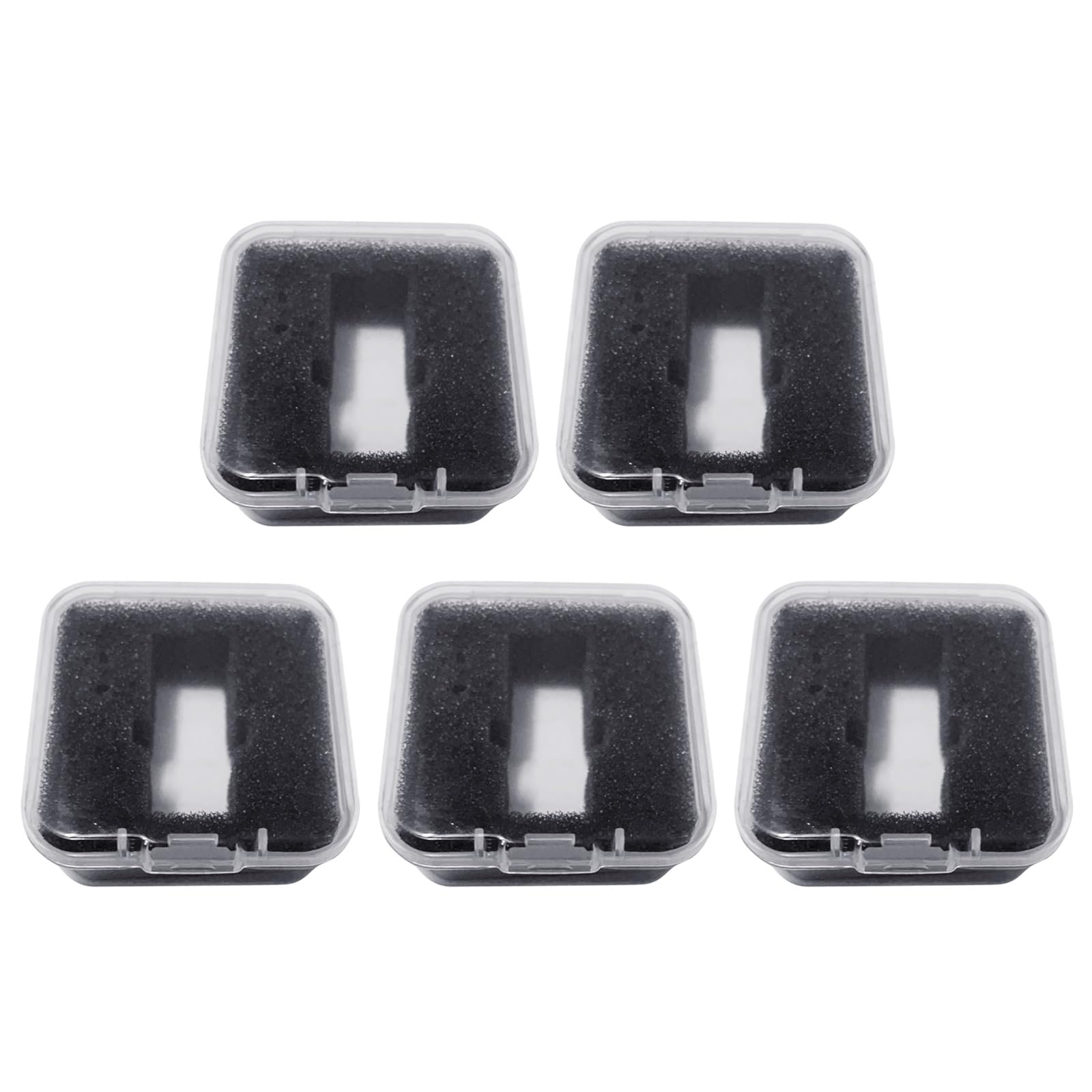 5/10pieces Phono Shell Case Headshell Cartridge Keeper Clear Turntable Record Player Styluses Holder Phonograph Storage