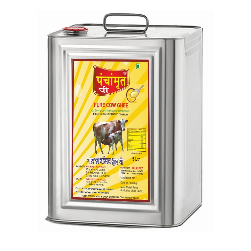 See full amazon price history chart for Panchamrut Pure Cow Danedar Ghee (5 Litre) Panchamrut Pure Cow Danedar Ghee (5 Litre) (B0DBL8HT85) Amazon Price History, Amazon Price Tracker