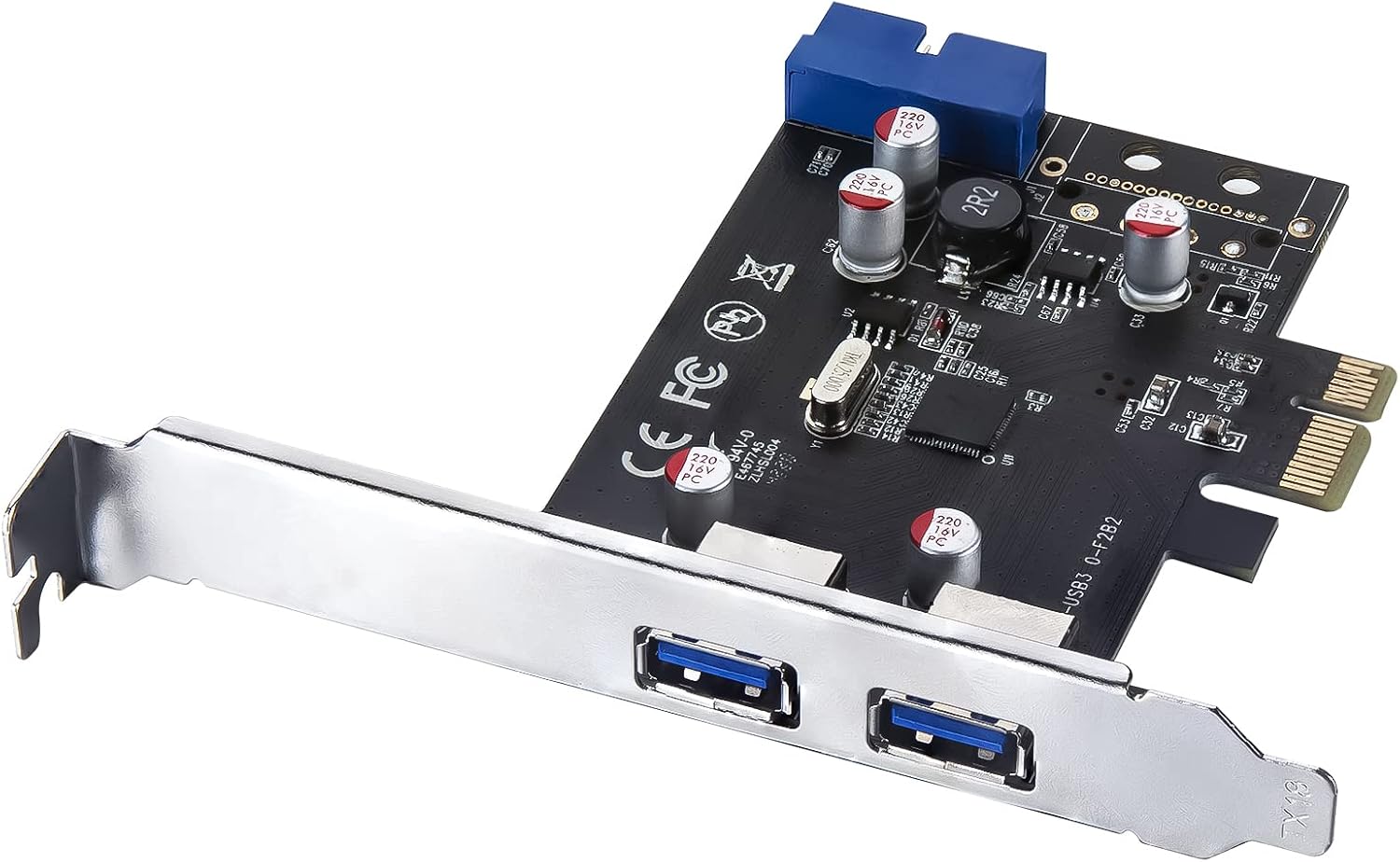 3.1 Gen2 7-Ports PCIe To USB 3.0 Expansion Card (2 USB Type-C And 5 USB Type-A Ports), Internal Converter PCI Express Expansion Card For Desktop PC Card Usb-c Hub