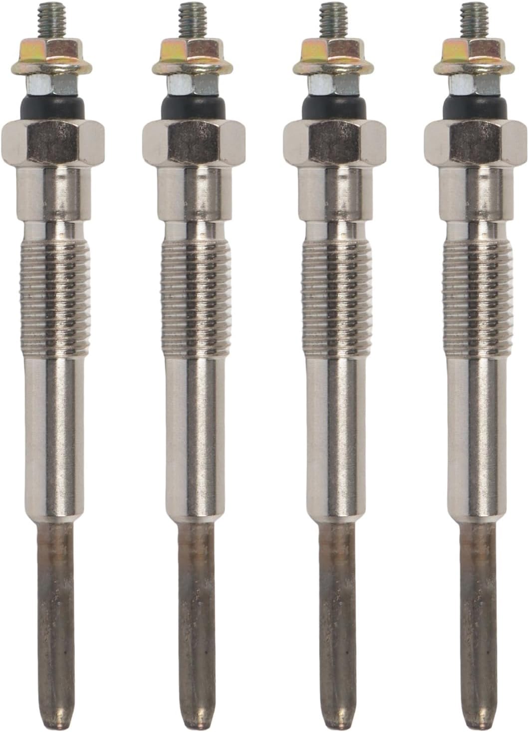 4pcs 19850-67020 19850-67030 Glow Plugs Set for Toyota 1KZ-T 1KZ-TE 3.0 LTR Hilus Hiace Land Cruiser Prado Colorado Fortuner 96-12