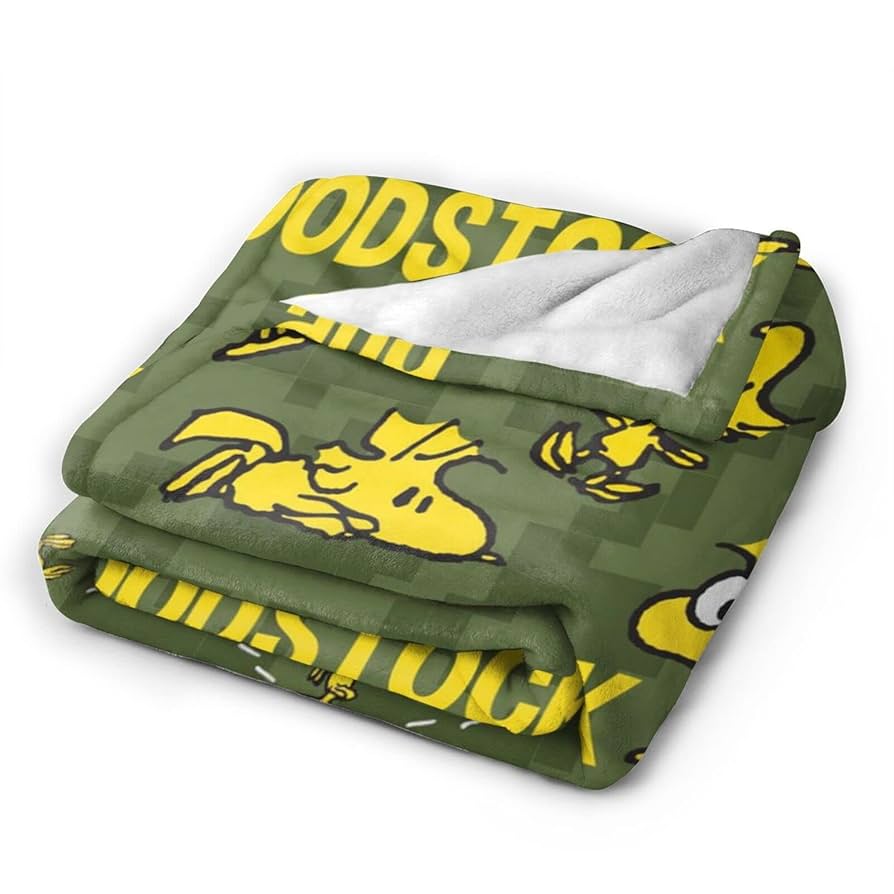 Amazon｜毛布 スヌーピー ウッドストック(2) ブランケット 厚手