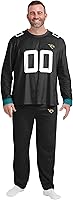 Vista 10 de FOCO NFL mens Nfl Team Logo Gameday Ready Jersey Pajama Set
