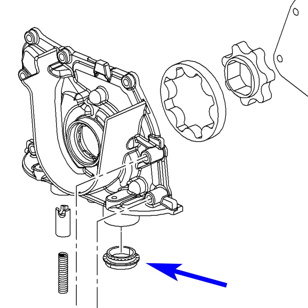 Junta de tubo de aspiración en bomba de aceite para Opel Insignia Astra Zafira 2.0 CDTI Saab 1.9 2.0 TTiD Fiat Lancia Alfa Romeo 1.6 2.0 2.2 JTD Multijet