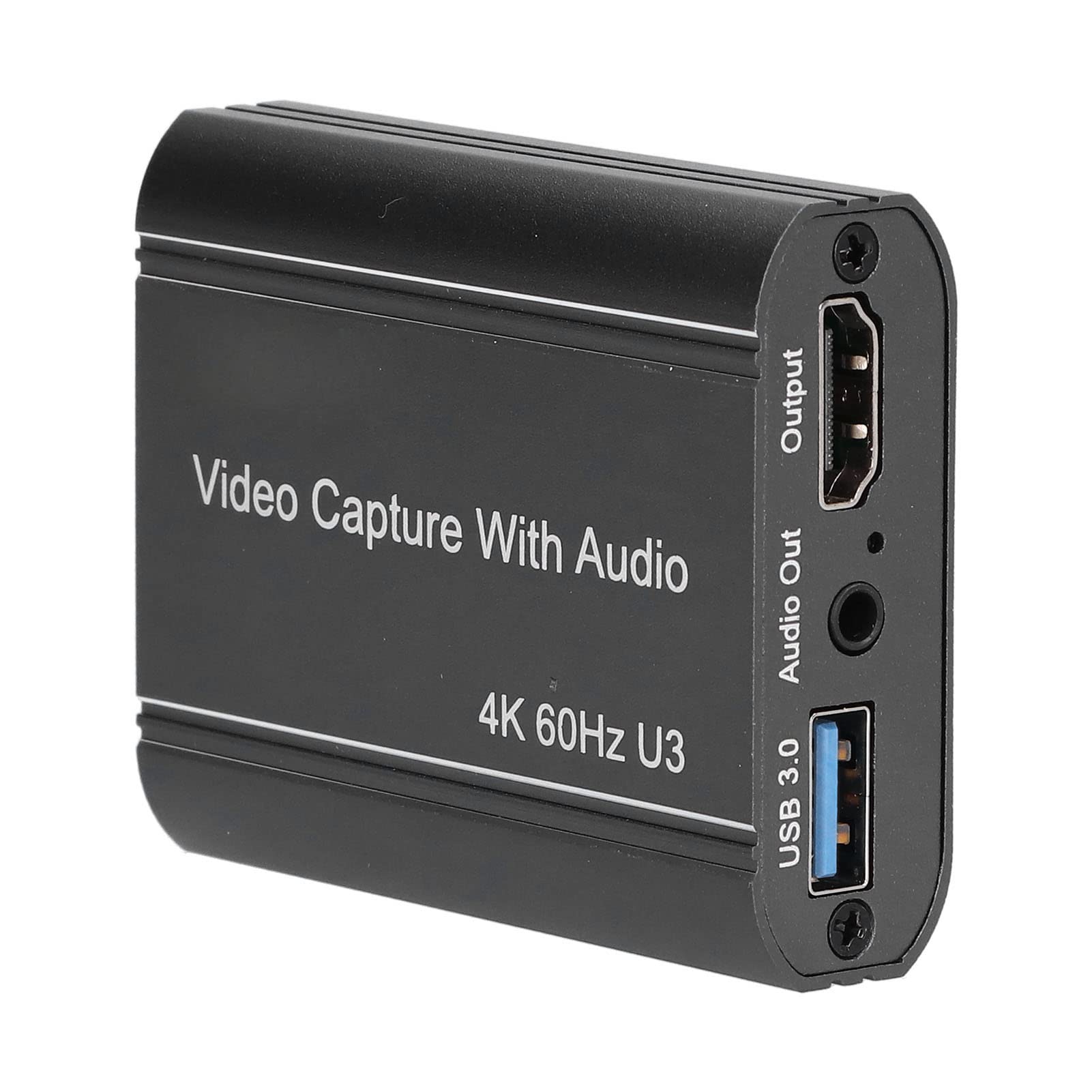 Carte de Capture d'interface multimédia HD Carte de Capture vidéo Portable USB 3.0 avec entrée Audio Entrée 4K Sortie 1080P pour l'enregistrement d'enseignement en Streaming en