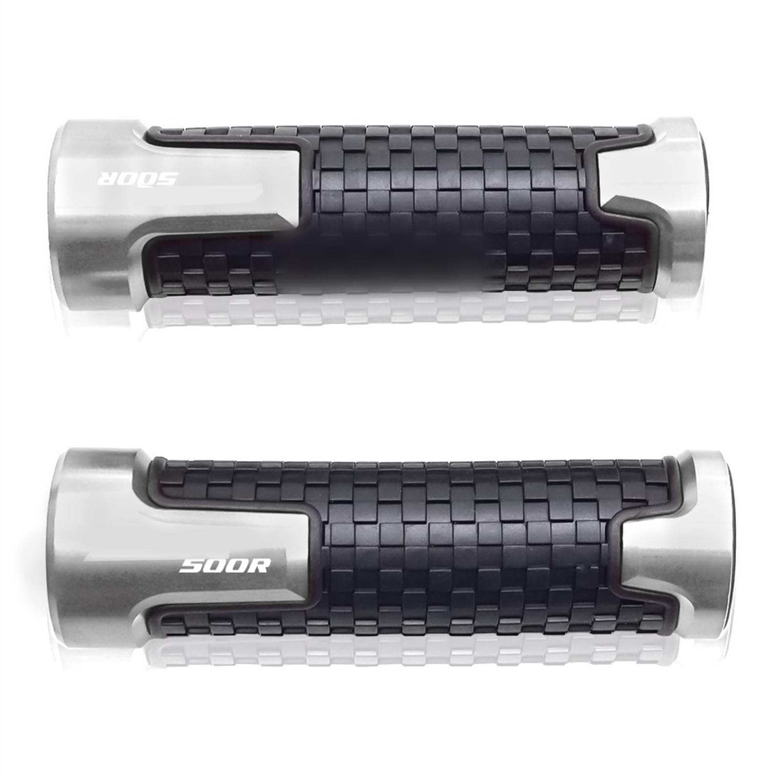 Poignées de guidon moto 22mm pour CBR500R 2013-2018 couleur argent