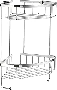 Smedbo “Sideline” Double Eckmontage, silberfarben