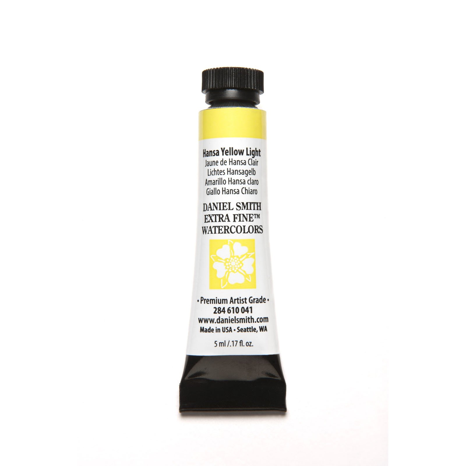 DANIEL SMITH Extra Fine Watercolors Tube, 5ml, (Hansa Yellow Light)