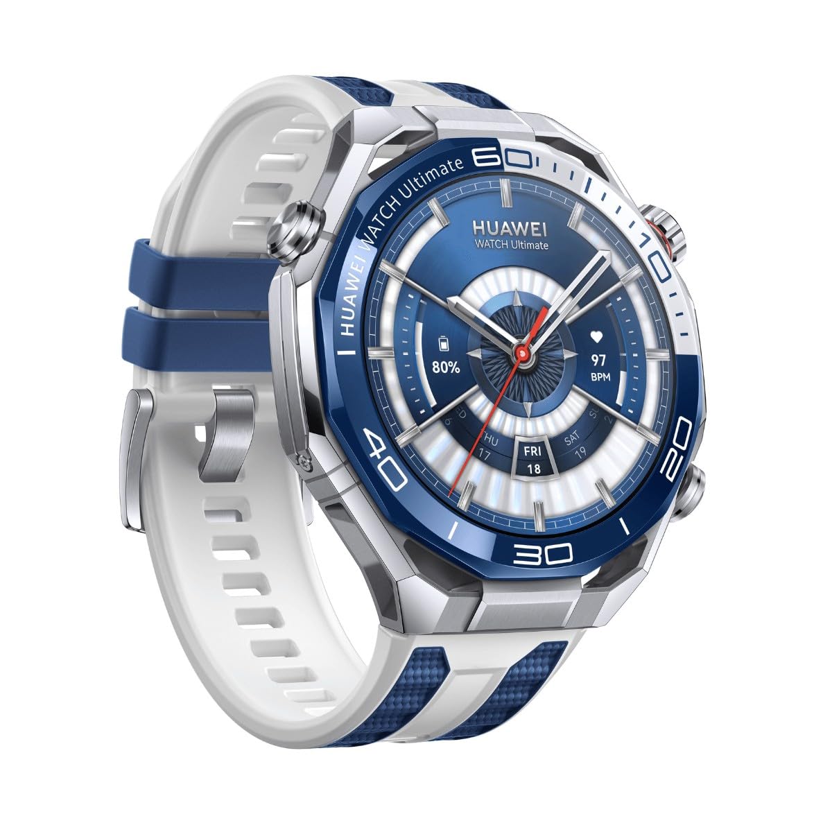 HUAWEI WATCH Ultimate 2 Smart Watch, GPS, cassa in metallo liquido a base di zirconio, orologio subacqueo da 150 metri, comunicazione subacquea basata su sonar, monitoraggio accurato della salute