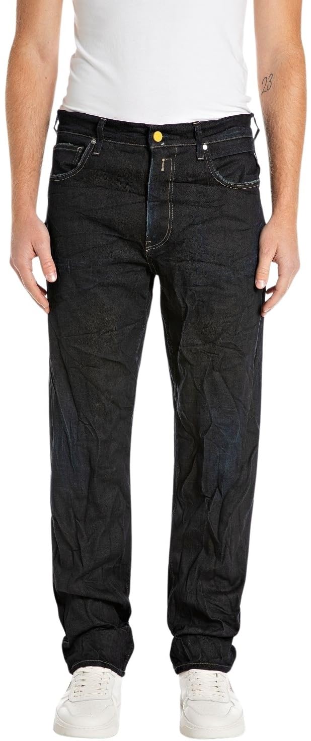 REPLAY Adult M1031 Kyran Jeans, Dark Blue 007, 30W / 34L