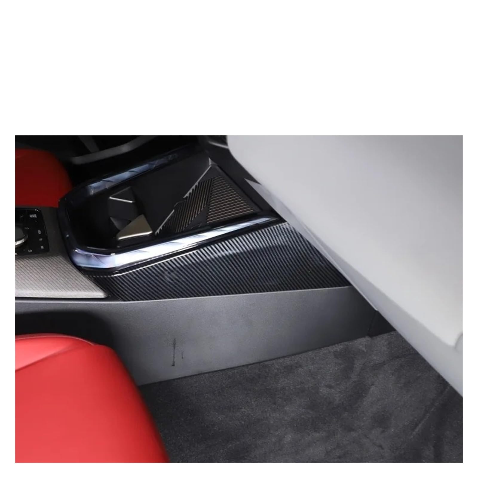 Auto Innenraum Für X3 G45 Konsole Gangschaltung Seitenverkleidung Abdeckung | ABS Carbon Fiber Car Center Console Gear Shift Side Panel Cover Trim Strips Innenzubehör