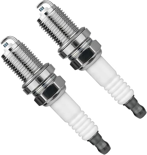 MaxLLTo Paquete de 2 bujías de repuesto XC92YC MIU11020 para modelos John Deere Z335E Z335M Z345M Z345R Z355E Z355R Z375R