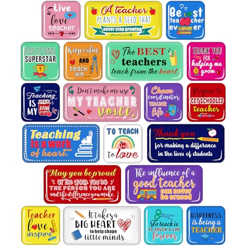 Set de 20 imanes decorativos para profesores