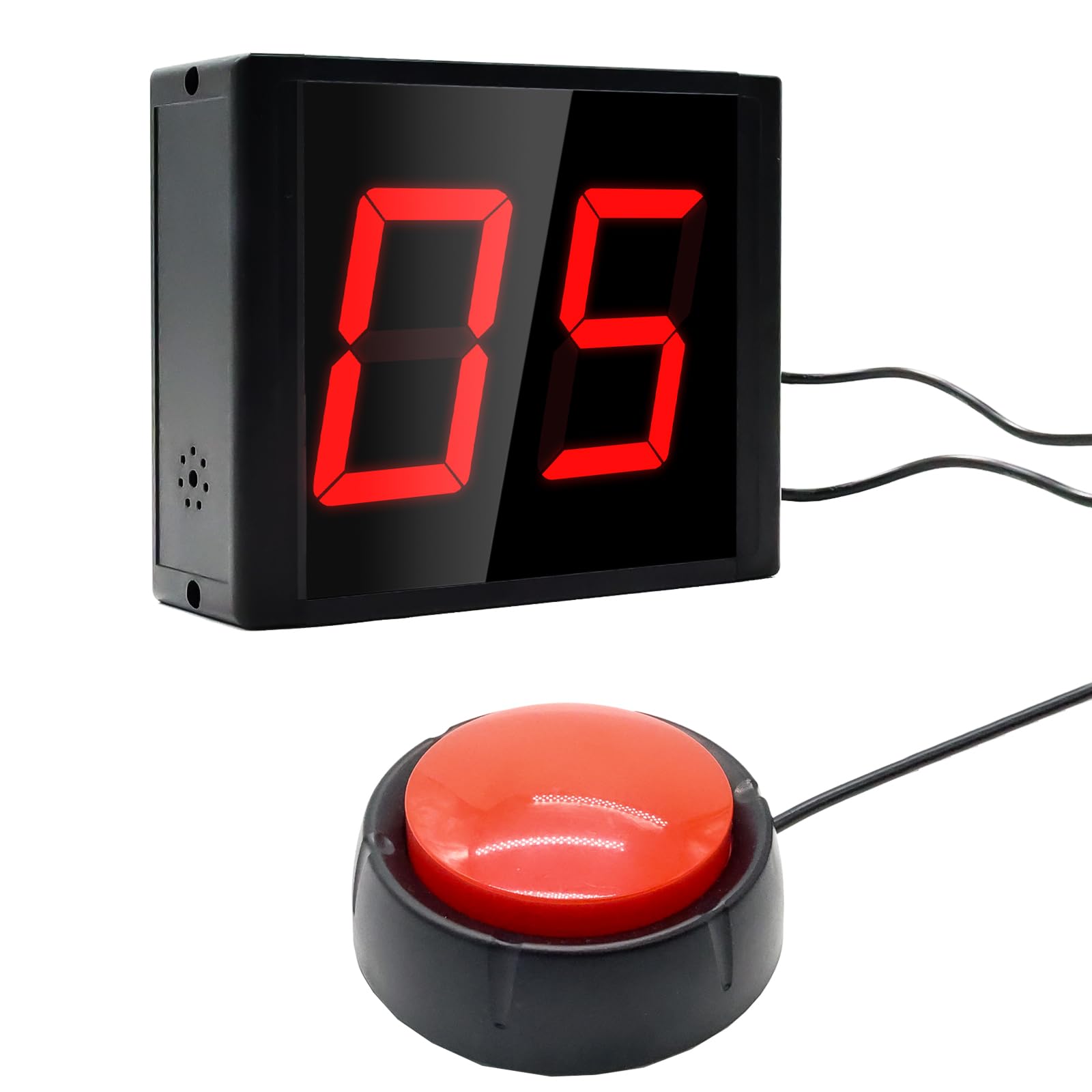 YZ Compteur Manuel à Bouton, Écran LED Lumineux, Chiffres de 2,3 Pouces