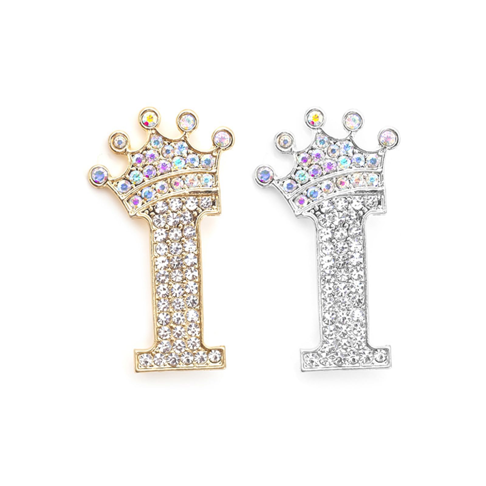 2Pcs Letter Brooches and Pins for Women A-Z Letter Brooch Pins Rhinestone Initial Accessories for Hat Backpacks Personal Custom Jewelry Gifts for Men Women