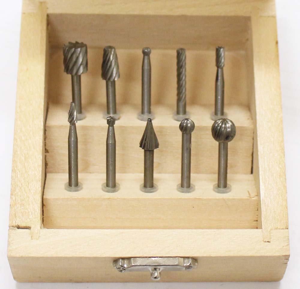 DYNAMIC 10 Pc Engraving Set | Premium High-Speed Steel | 1/8