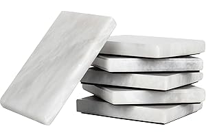 Radicaln Marble Coasters for Drinks - 3.5" Inches Square