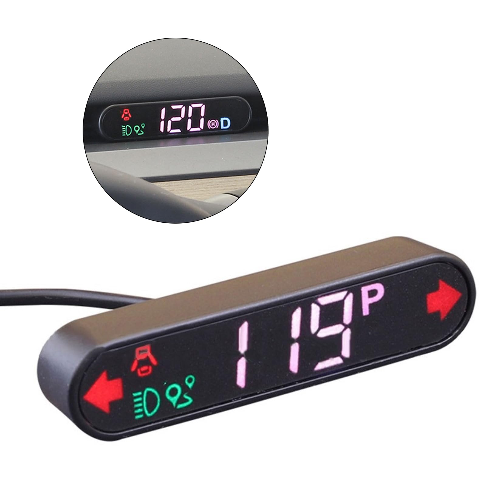 Car HUD Head Up Display Speed Windshield Projector Overspeed Alarm Fatigue Driving Reminder for Y