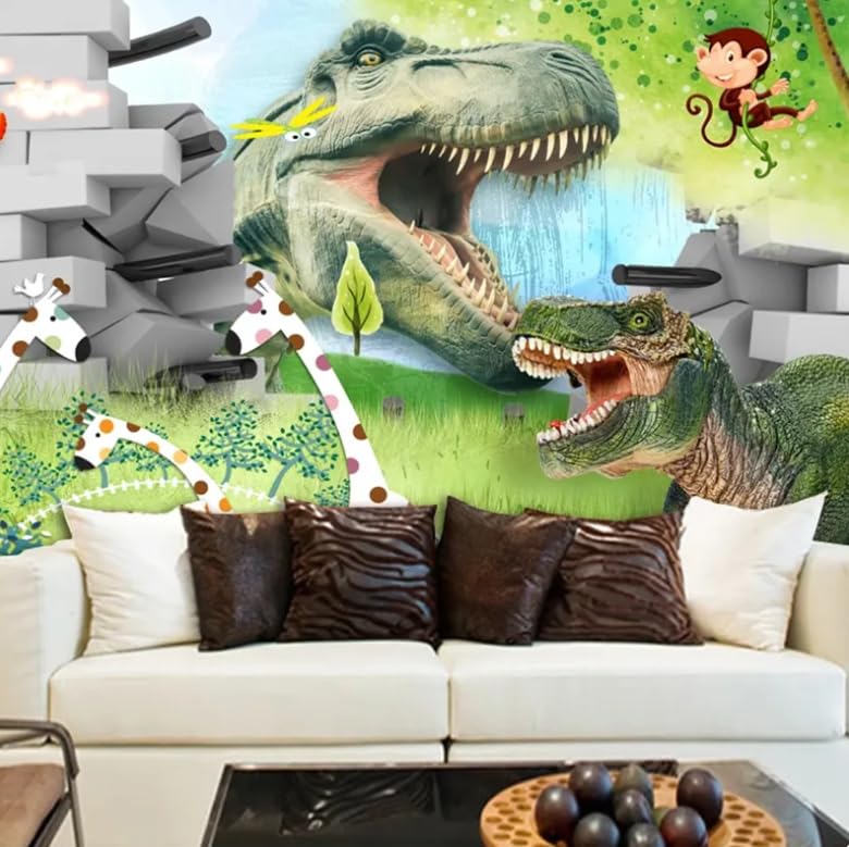 Peinture murale fleur et chaton style artistique | Papier peint panoramique haut de gamme