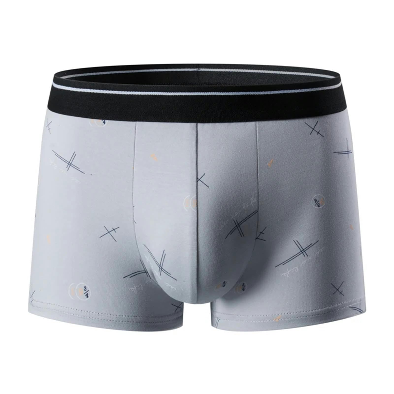 MdybF Ropa Interior Masculina 4Pcs Hombre Bragas Hombres Pantantiles De Algodón Boxeadores Antibacterianos Boxeadores Transpirables Grandes