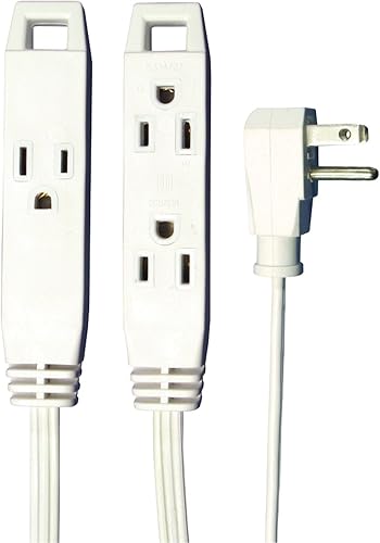 Axis 45504 3 Cable de extensión de enchufe para interior. 8 pies (Marrón)., 45505