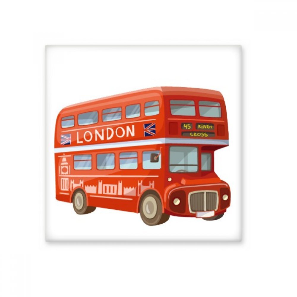 Carreau céramique bus de Londres rouge carrelage mural cuisine faïence salle de bain vintage